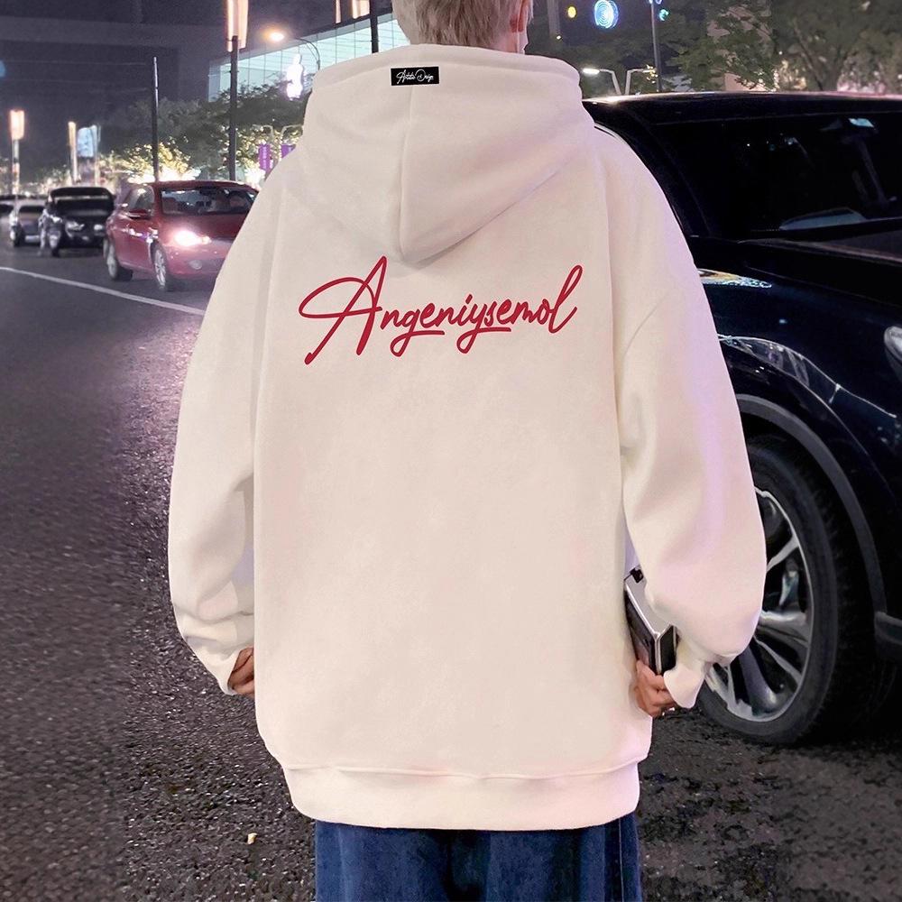 Men's Oversized Fleece-Lined Hoodie - American Heavyweight Casual Autumn/Winter Jacket