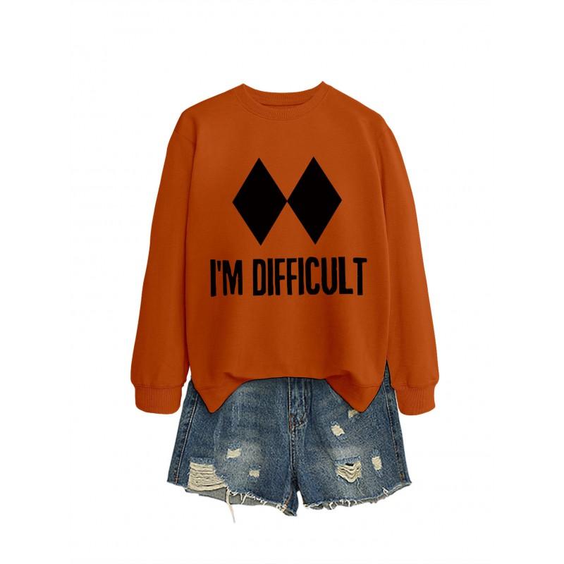Womens Oversized Loose Fit Hoodie Sweatshirt With Print Design Comfortable Casual Top