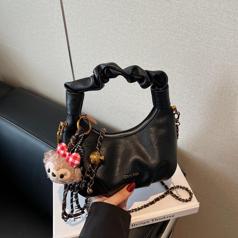 Autumn and Winter Retro Maillard Brown Small Bag Women's New Versatile Messenger Bag Exquisite Mini Small Bag