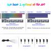 Full Color Streamer Car Ambient Lights RGB 64 Color Universal LED Interior Hidden Acrylic Strip Symphony Atmosphere Lamp