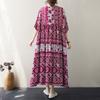 Summer Art Retro Loose Plus Size Dress for Women Casual Dresses