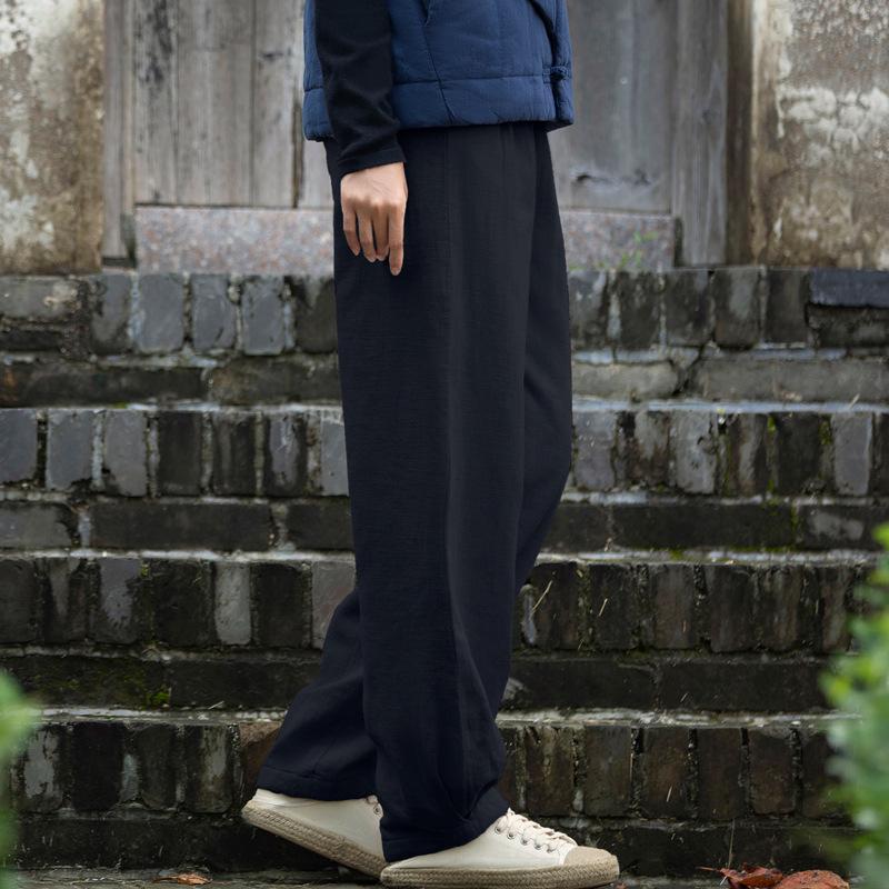 Women's Winter Slimming Quilted Linen Lantern Pants - Thickened Warm Casual Long Pants