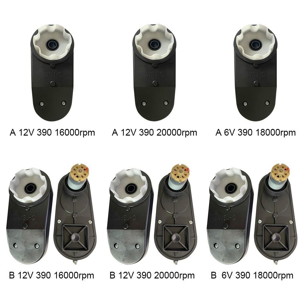 6V/12V RS390 Replacement Motor Hole Diameter 1.2cm Car Motor Gearbox  Children's Electric Car
