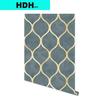 Modern Golden Striped Self Adhesive Wallpaper Circle Peel and Stick Contact Paper Removable Waterproof Vinyl Wall Covering