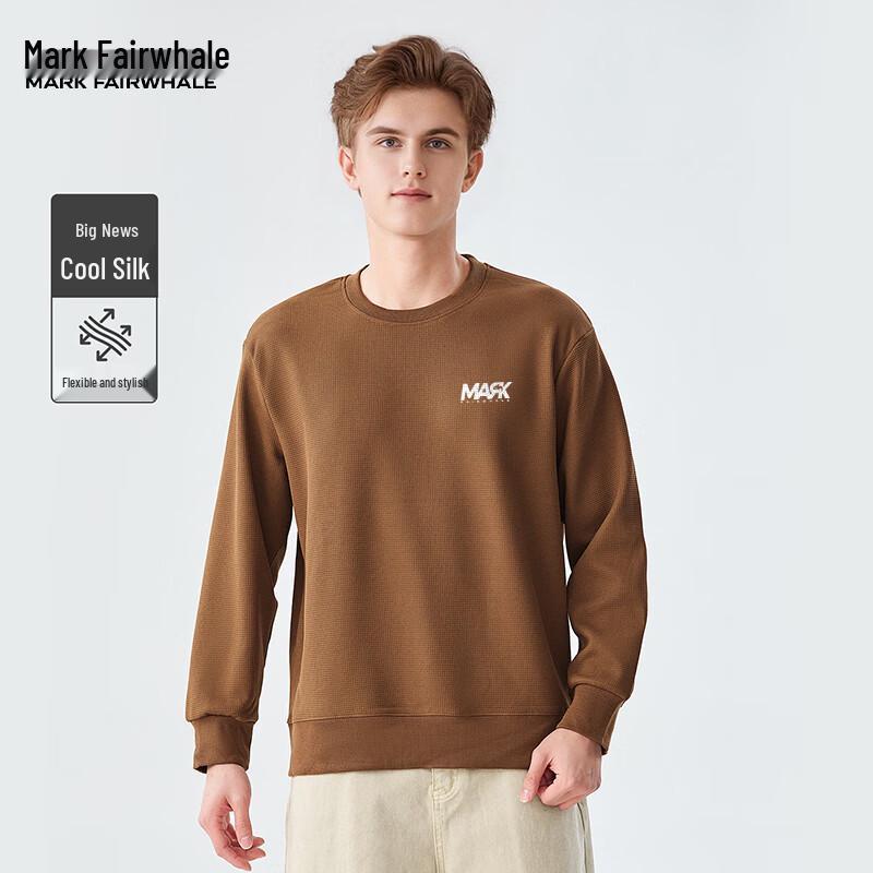 Mark Fairwhale Men's Loose Fit Letter Print Sweatshirt