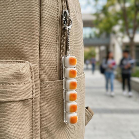 Bun Klawiatura Fidget Toy 38147 Klawisze Podświetlana LED Breloczek do Kluczy Przycisk Odstresowujący Kliker na Palec
