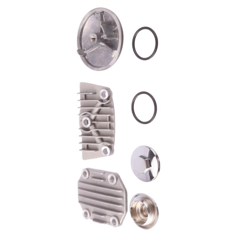 50cc 70cc 90cc 110cc Motorcycle Oil Cooler Adapter Engine Cylinder Cover Horizontal Engine Adapter Engine Cylinder Cover