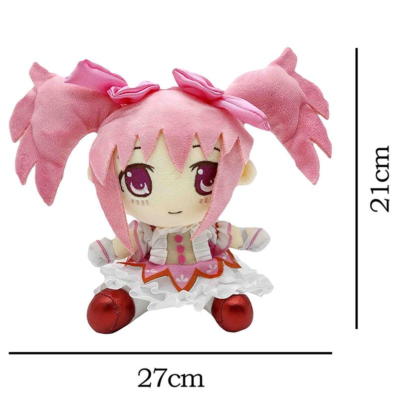 Cartoon Kaname Madoka Plush Toy Anime Puella Magi Madoka Magica Stuffed Doll Plushies Figures Soft Fumo Kids Fans Girls Gifts
