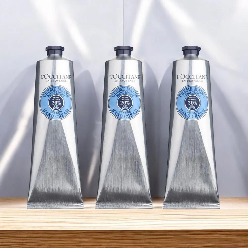 Крем для рук L Occitane с маслом ши 150 мл x 3