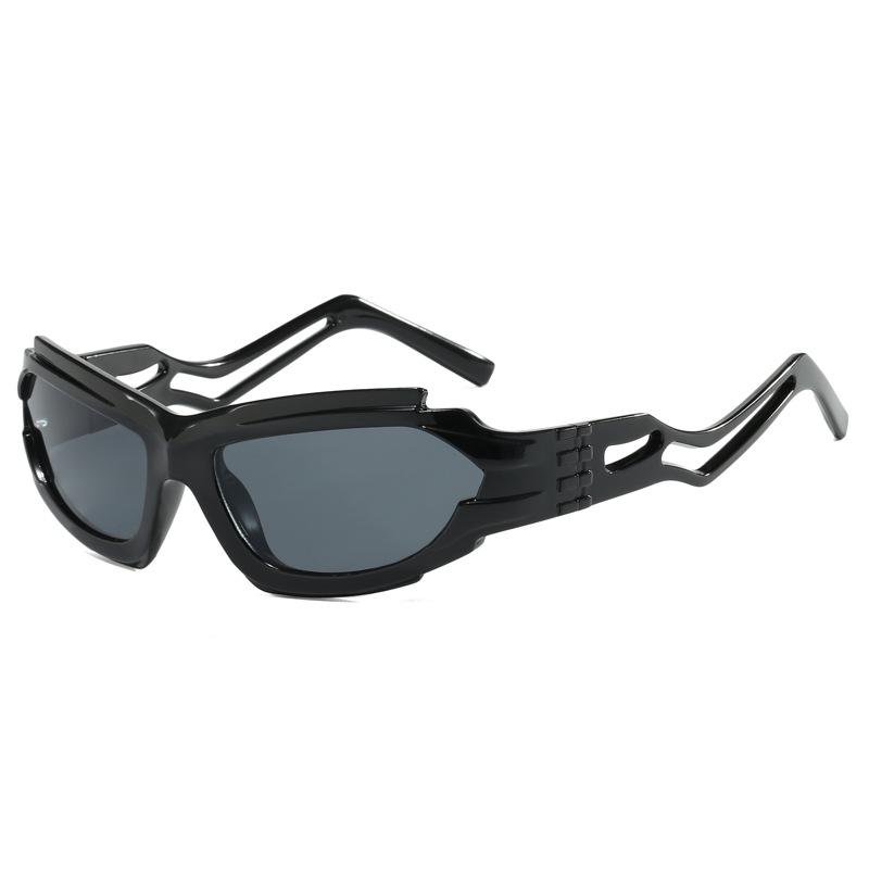 Xiaomi Men Women Y2K Futuristic Hollow Temple Sunglasses UV400 Party Street Fashion Showoff Shades Multi Color Available