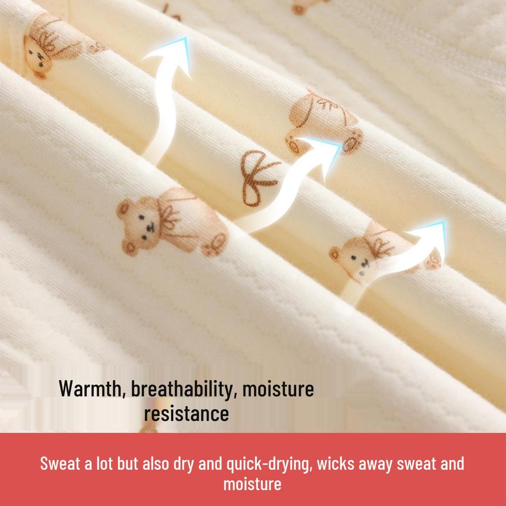 Pure Cotton Baby Sleep Vest for Shoulder Protection and Cold Prevention