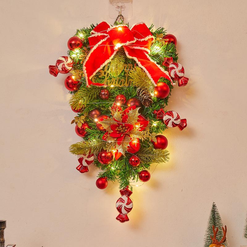Christmas Door Wreath & Holiday Ornament for Festive Decor