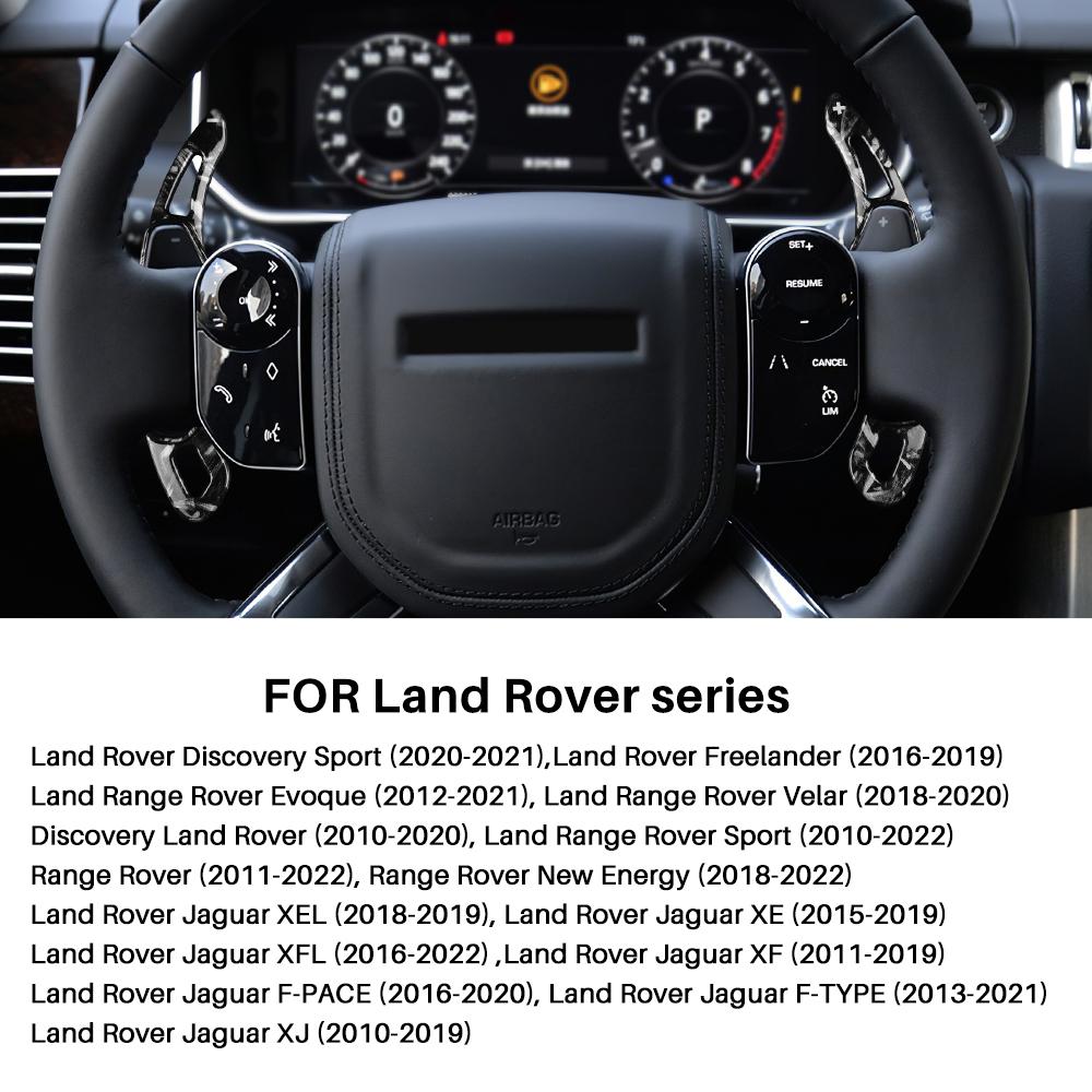 

Автомобільні лопатки перемикання передач для Land Rover Discovery Sport Freelander Evoque Velar XFL Розширення DSG Лопатка перемикання передач Black Carbon Style