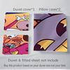 3Pcs Cartoon Characters Celebration Bedding Sets For All Sizes New 3D Printed Bed Cover Comforter Duvet Cover Pillowcase Bedroom Decoration