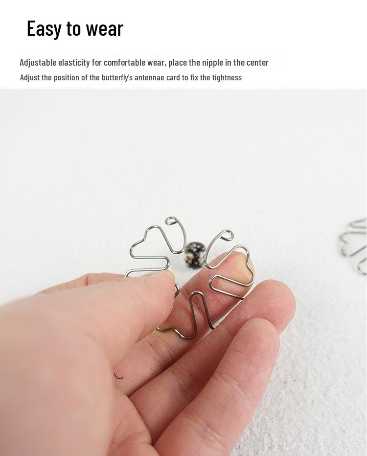 Flower-Shaped Invisible Nipple Covers for Adults