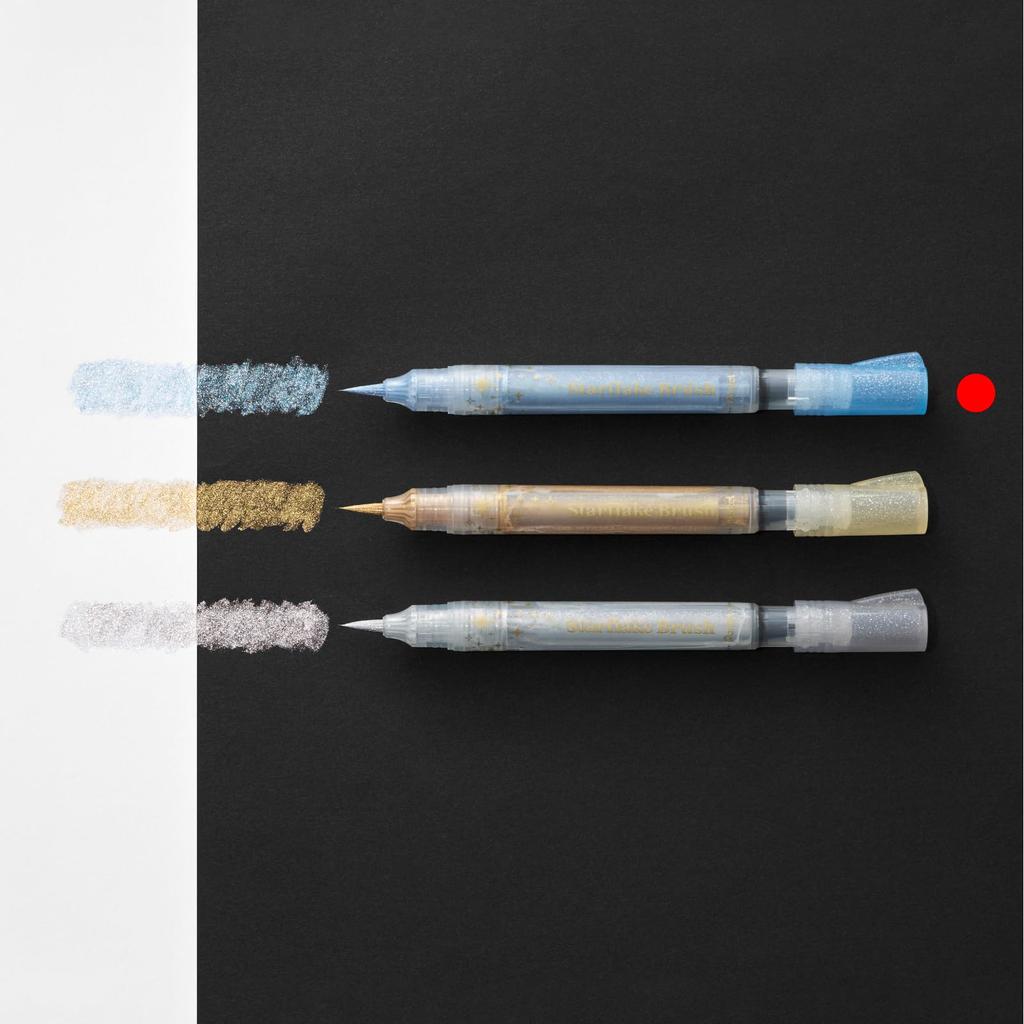 Pentel Color Brush Pen Star Flake Brush Blue XGFHLM-SC