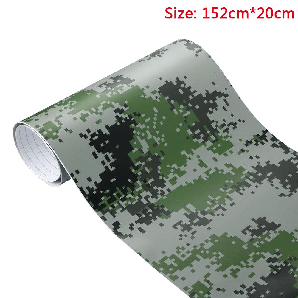152*20cm Car Body Camo Camouflage Vinyl Sticker Film Sheet DIY Sticker Films