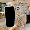 Luxury Bling Crystal Diamond Perfume Bottle Cover For Samsung S24 S23 S22 Ultra S10 S20 Plus Note20 Ultra Case For Iphone 15 14 13 11 Pro Max