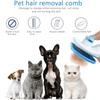 Dog Brush Self Cleaning Slicker Brush for Dogs Cats with Massage Particles Removes Loose Hair Pet Dog Grooming Dematting Brush
