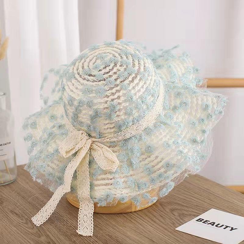 

Шляпа для девочки, летняя, тонкая, рыбацкая шляпа, симпатичная, солнцезащитная, дышащая, детская, солнцезащитная 2-7 years old