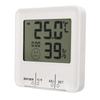 Thermometer Hygrometer Temperature Humidity Meter Digital Display Electric Clock for Home
