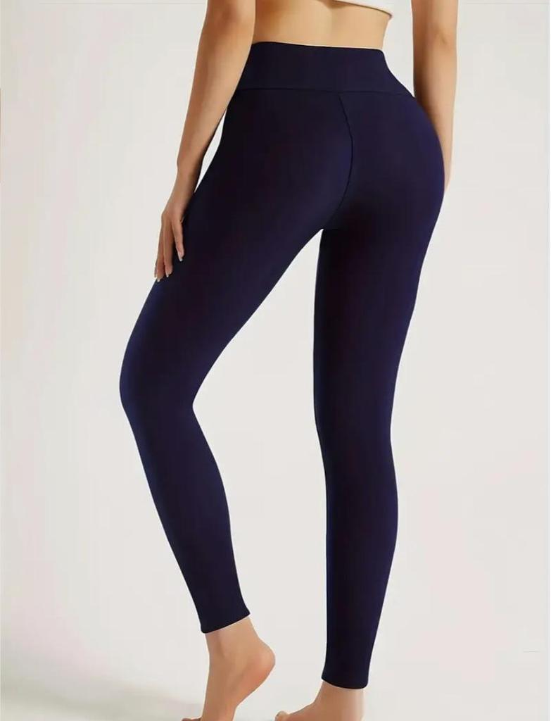 Women's Winter Fleece High Waist Tummy Control Yoga Pants with Velvet, Butt Lifting & Warm Base Layer