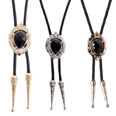 Cool Bolo Tie Necktie Western Cowboy Necktie Necklace Male Costume Accessory