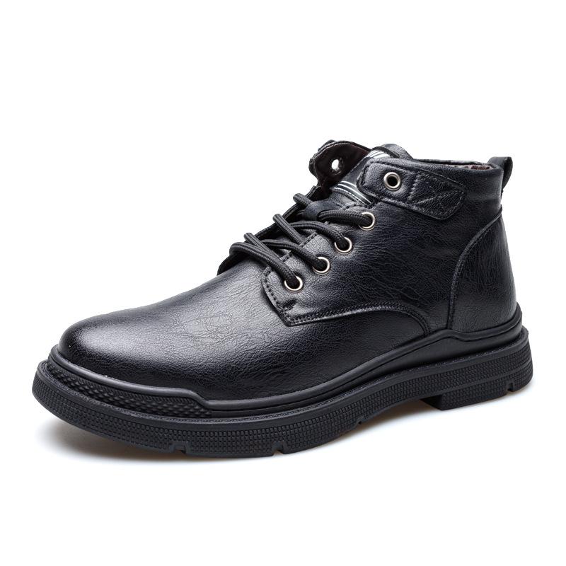 Fleece men's leather shoes boots handling tail goods beach sandals stock stall shoes