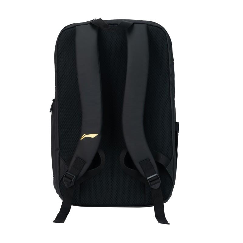 New LiNing Polyester Backpack Regular Unisex Black Gold ABSU585-1