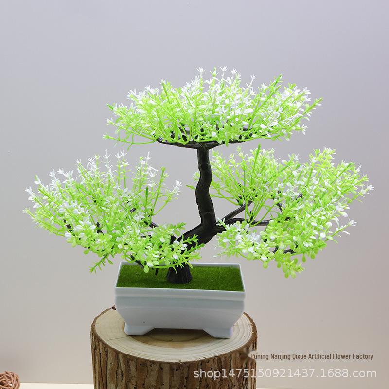Small Artificial Potted Plant - Desktop Decoration Bonsai