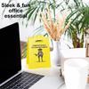 Caution Overstimulated Desk Sign Funny Humor Office Desks Cubicle Decor Desktop Decoration For Table Bedroom Study Room Stress Relief
