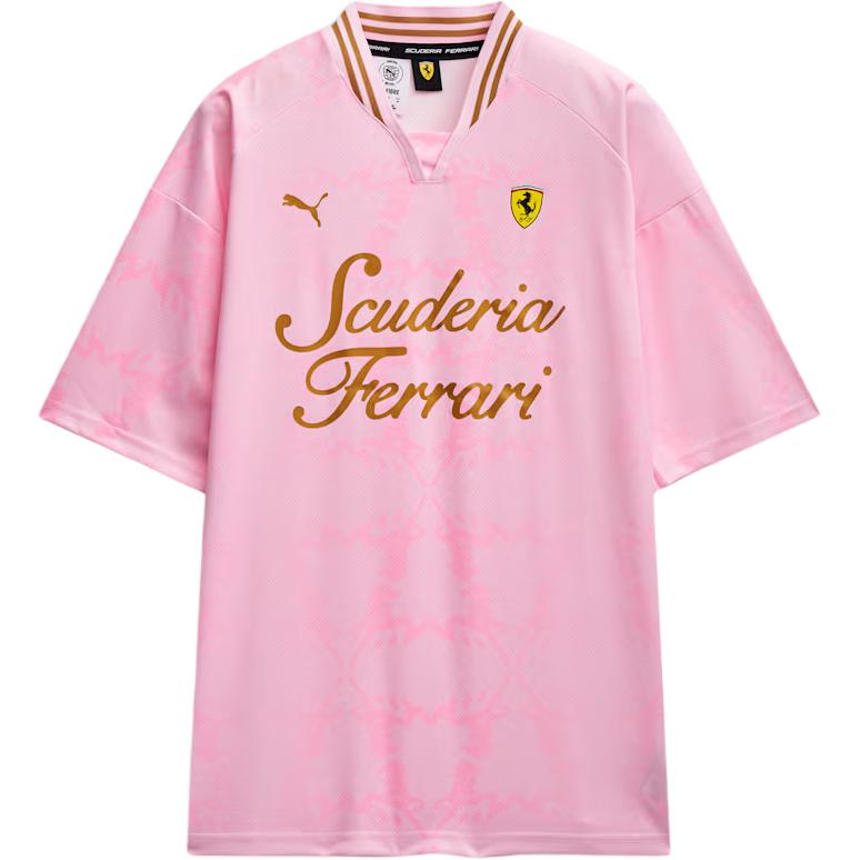 

Puma Ferrari Yoh Jersey Loose Letter Insert V-Neck Short Sleeve T-Shirt Men Tops 638394-03 XXL