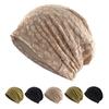 Chic Zebra Print Lightweight Breathable Summer Headscarf Hat for Women - Fashionable Thin Beanie Cover