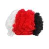 Football Fan Flag Color Hair Wig Fan Hair Color Dress Headpiece Performance