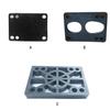 2 Pieces Skateboard Risers Shock Absorption Rise Pads Outdoor Height Increase Washer Protective Sports Skate Board Gasket