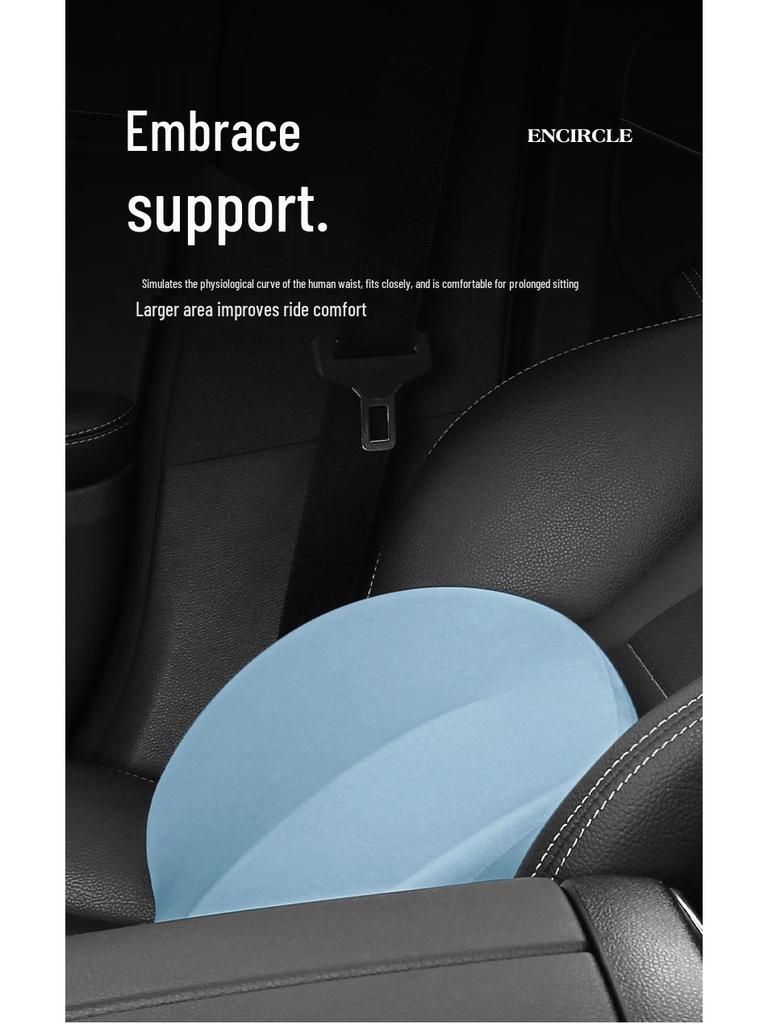 Auto Nacken- und Lendenwirbelstütze: Memory-Schaum-Kopfstützkissen-Set für alle Jahreszeiten