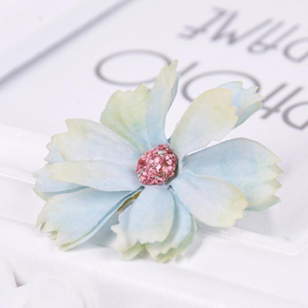 Christmas Tree Party Decoration Sparkling Flower Ornaments Set of 10