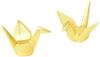 [Hakuichi Kanazawa Gold Leaf] Auspicious Gold Crane Chopstick Rest (2 Pieces)