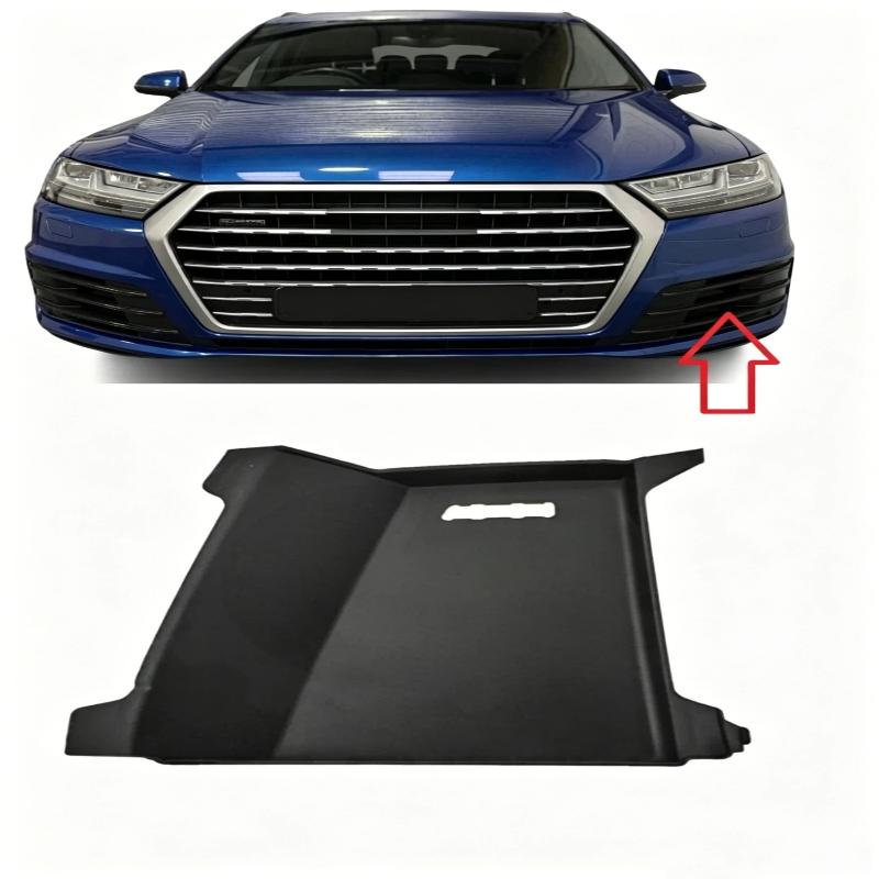Front Bumper Fog Light Grilles Matte Black Weather Resistant High Durability for Q7 Exterior Auto Parts