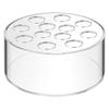 Circular Acrylic Vase Transparent Decorative Vase Flower Arrangement Container  For Living Room