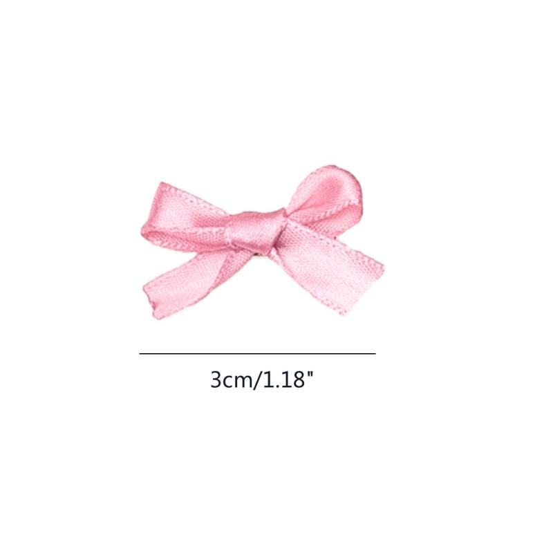20Pcs Ribbon Bow Hair Slides Y2k Style Bangs Hairclip Vintage Bowknot Hair Accessory Versatile Hairpin Jewelry for Women