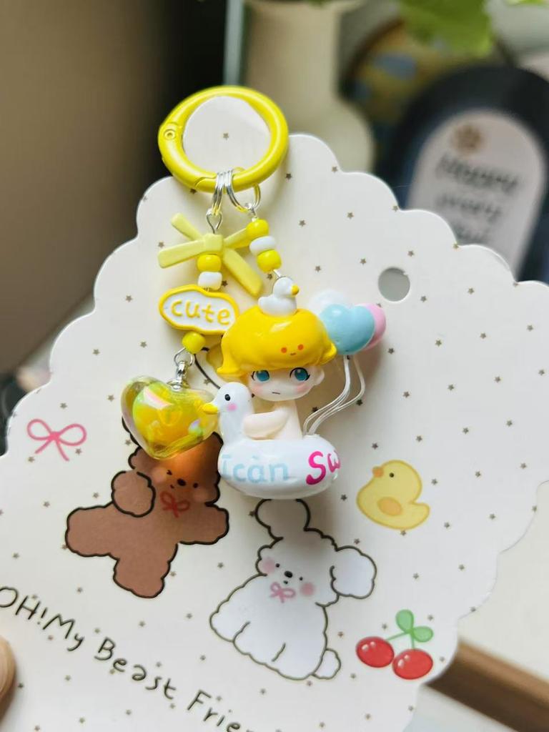 It Can Be Punched To Make A Keychain, and The Mobile Phone Chain Is Cute and Trendy To Play with.