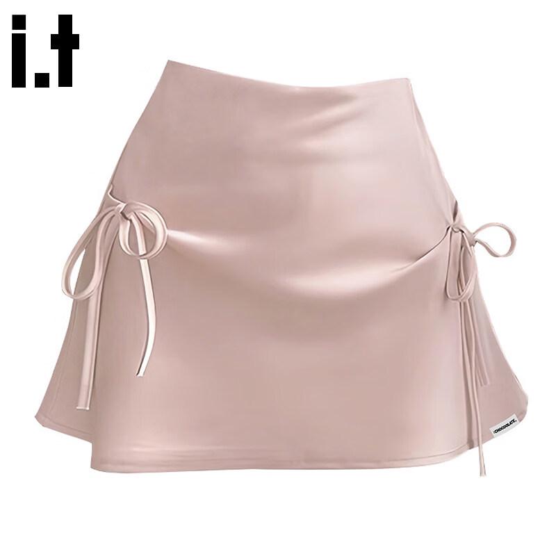 CHOCOOLATEit Pink French Style High-Waist A-Line Mini Skirt L розовый