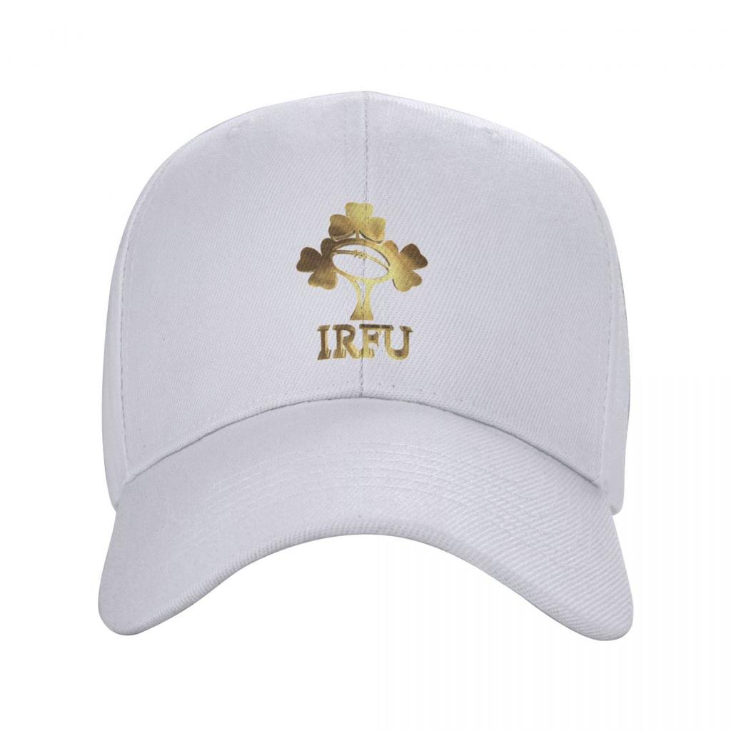 IRFU Ireland Rugby Guld Baseballkeps Solhatt Anime Märke Man Kepsar Hattar för unisex dam