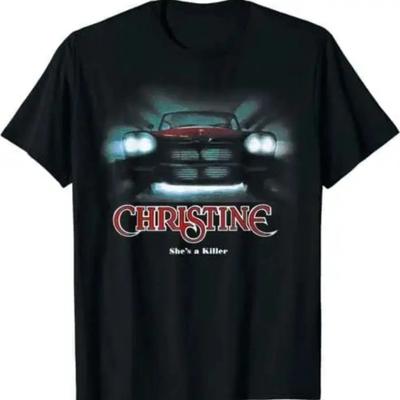 Camiseta Vintage Awesome Car Christine Camiseta Engra?ada De