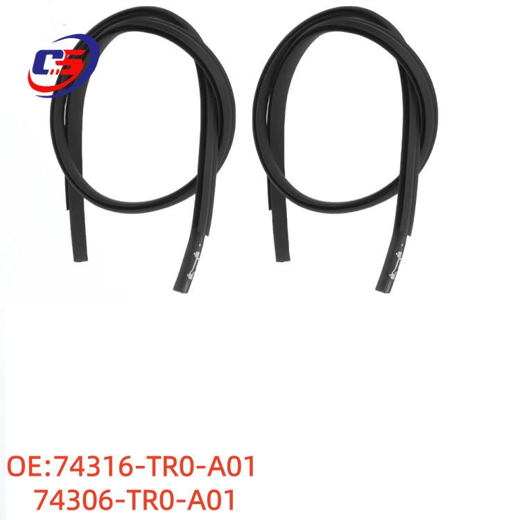 74306-TR0-A01 74316-TR0-A01 Roof Seal Strip for 2012 Honda Civic. Roof Seal Strip
