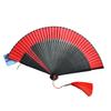 Red Dancing Fan: Classical Chinese Style Folding Fan, Easy-Open Hanfu Accessory