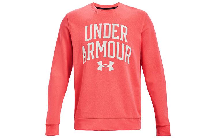 Under Armour Rival Sweatshirts Men s Venom Red Crew Neck Moderate Regular 1361561-690 M