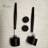 Pool Cue Chalk Holder Round Portable Black Plastic Pocket Snooker Billiard Accessories Enthusiasts Birthday Gift
