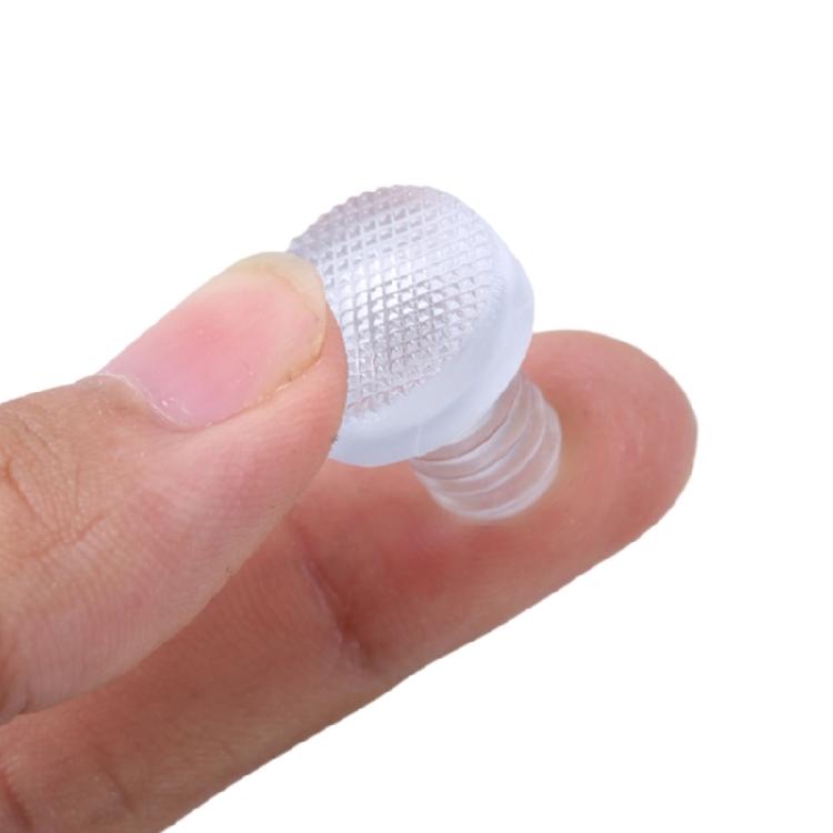 100 Stück Klare Gummi-Möbelpads Tisch Stuhlbein Füße Unterlage für Haushalt
